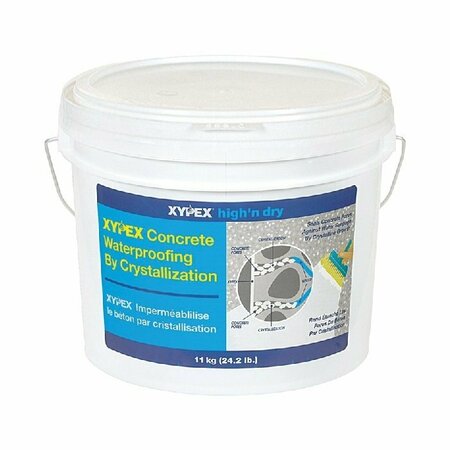 QUIKRETE Quikrete Waterproofer Concrete, Gray, 11 kg Pail 9991058